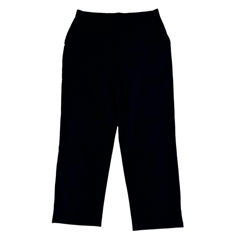 Susan Graver Modern Essentials Supreme Knit Stovepipe Pants XS Black